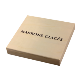 Boîte de 30 Marrons glacés • 600g • Conditionnement par 5 • DDM 60/90 jours