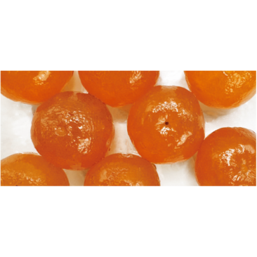 Candied Corsica clementine • 2,5 kg • 5 cm ø • Package box of 5 • BBD 12 months