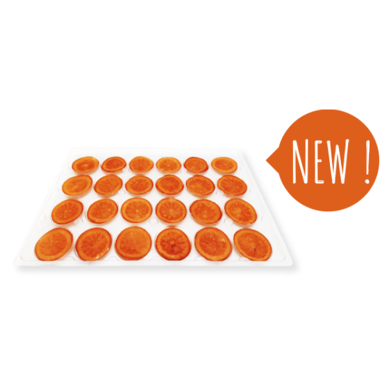 Glazed orange / pack in strips • 2 trays of 24 units - 0.725 kg - Pack of 4 - BBD < 6 months