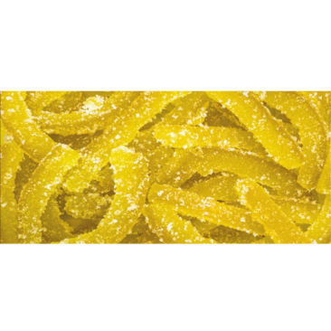 Référence PF0000661 • Lamelles de citrons sucrées vrac • 6 cm • 2 kg • Conditionnement par 5 • DDM <6 mois