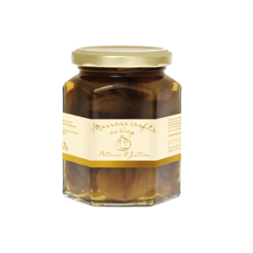 Jar of candied chestnuts • 150g • Packs of 12 • BBD 3 years 