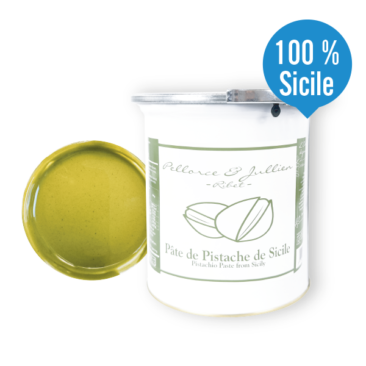 Référence PF0001438 • Pâte de pistache 100% Sicile 3/1 • 3kg • Conditionnement par 2 • DDM <6 mois